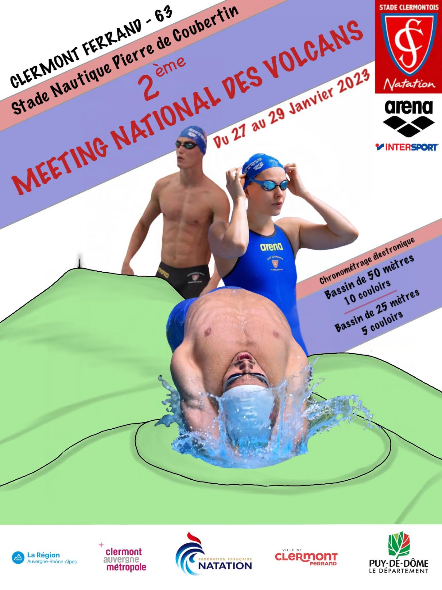 Affiche 2eme meeting des volcans 1
