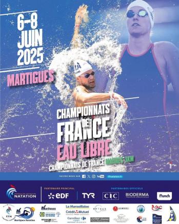 Championnat de France EAU LIBRE - Martigues - 6 au 8 juin 2025